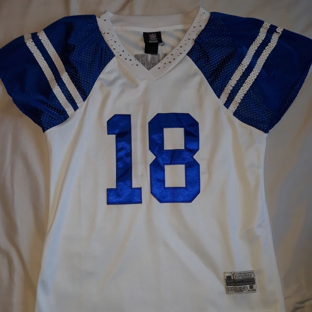 Indianapolis Colts Reebok Jersey #18 Manning Large
